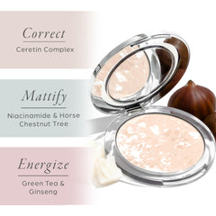 Balancing Act shown on multiple skin tones for a natural, universal matte look.