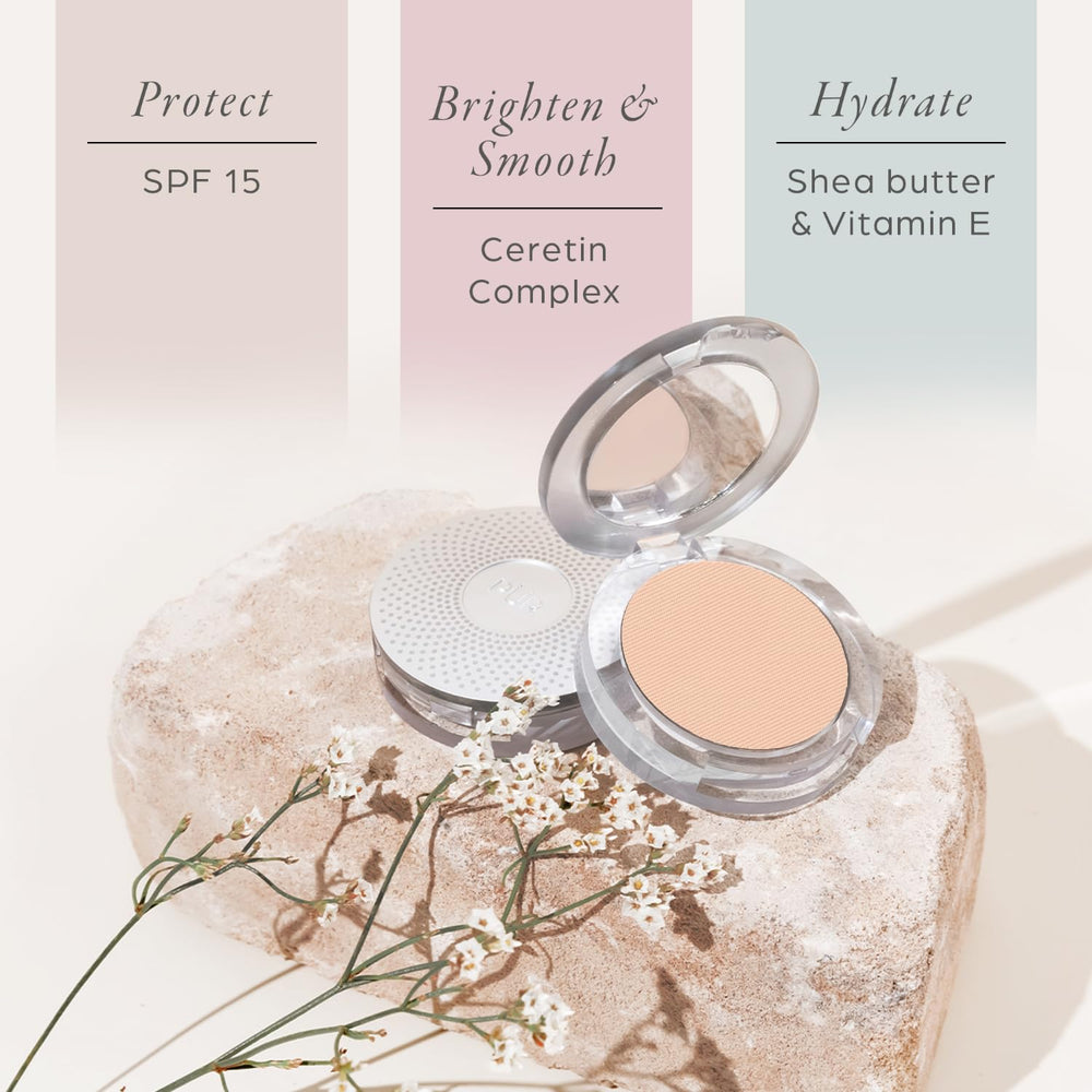 PÜR MINERALS Ceretin Complex ingredient icon highlights skincare inspired foundation benefits