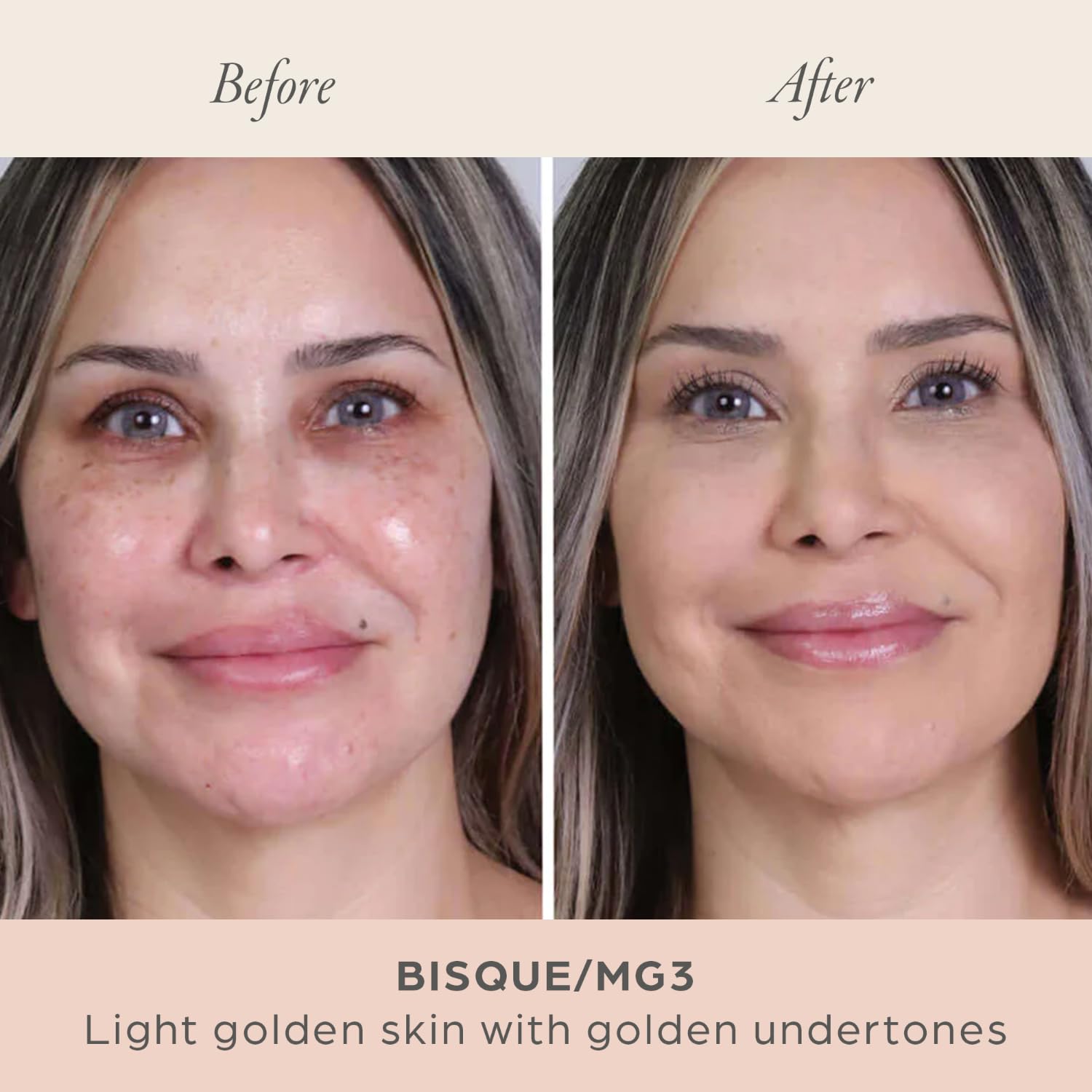 PÜR MINERALS Pur Beauty compact open view for quick, even application.