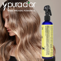 PURA D'OR Aceite de Argán: brillo sedoso y cabello más suave tras la aplicación.