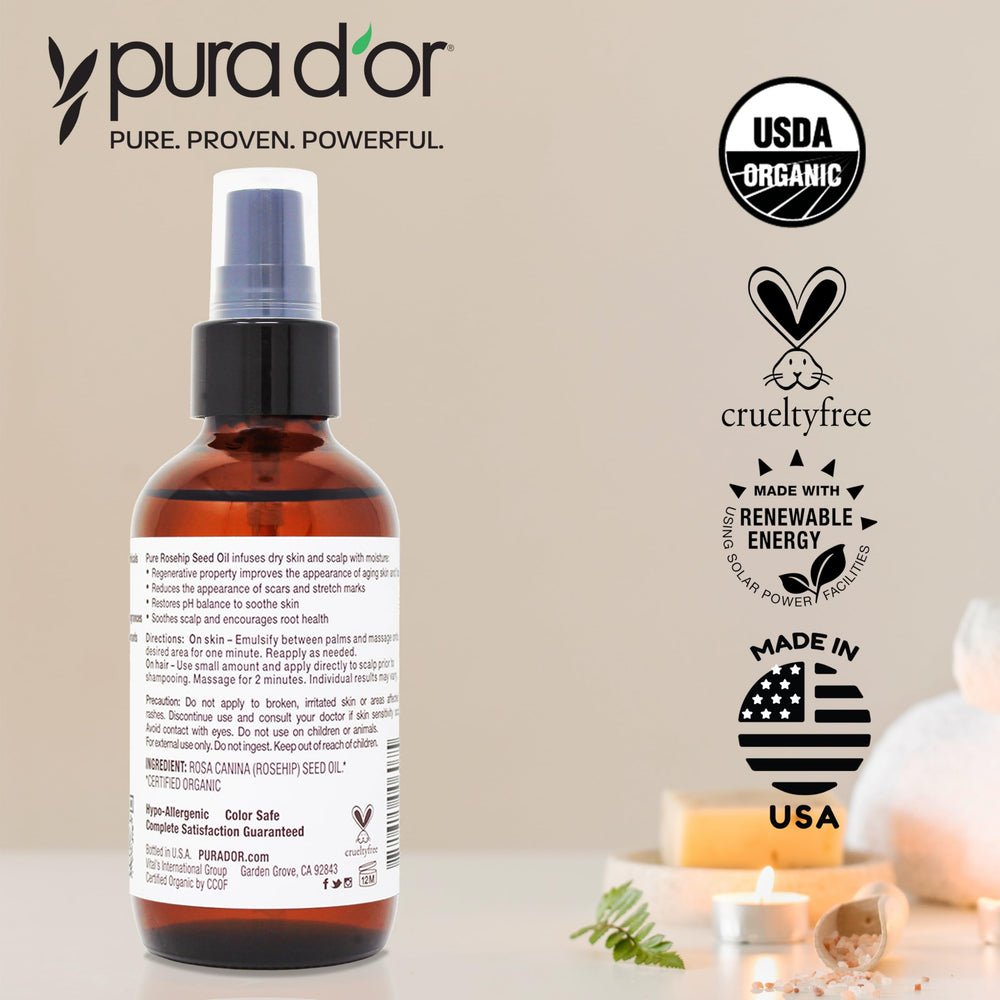 PURA D'OR Ideal para uso diario en piel, rostro y cuerpo