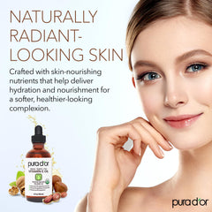 PURA D'OR Aceite de Vitamina E, tratamiento de cutículas para uñas sanas.
