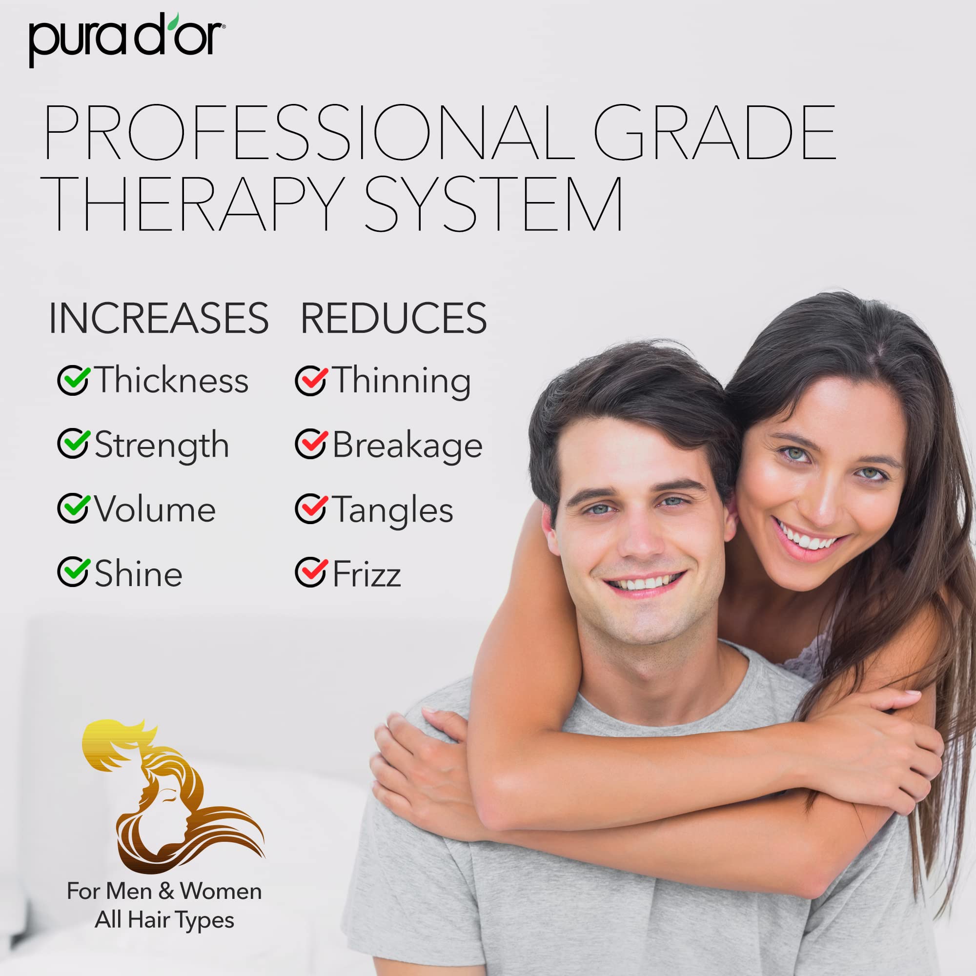 PURA D'OR aloe vera component image highlighting soothing scalp benefits.