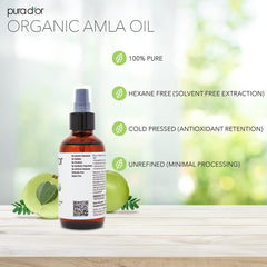 PURA D'OR Amla Aceite: cuidado del cuero cabelludo con hidratación