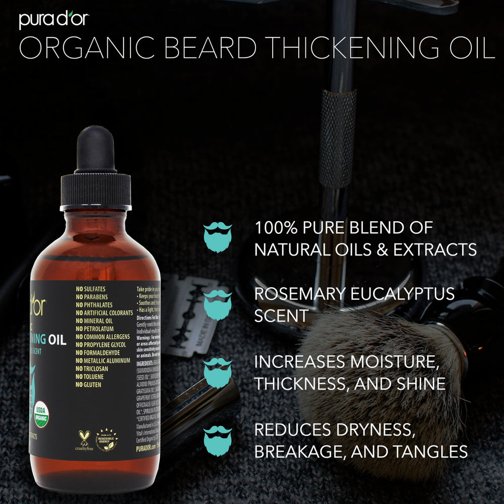 PURA D'OR packaging front view highlights premium natural ingredients