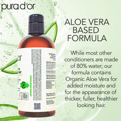 Apple extracts and biotin conditioner helping scalp support