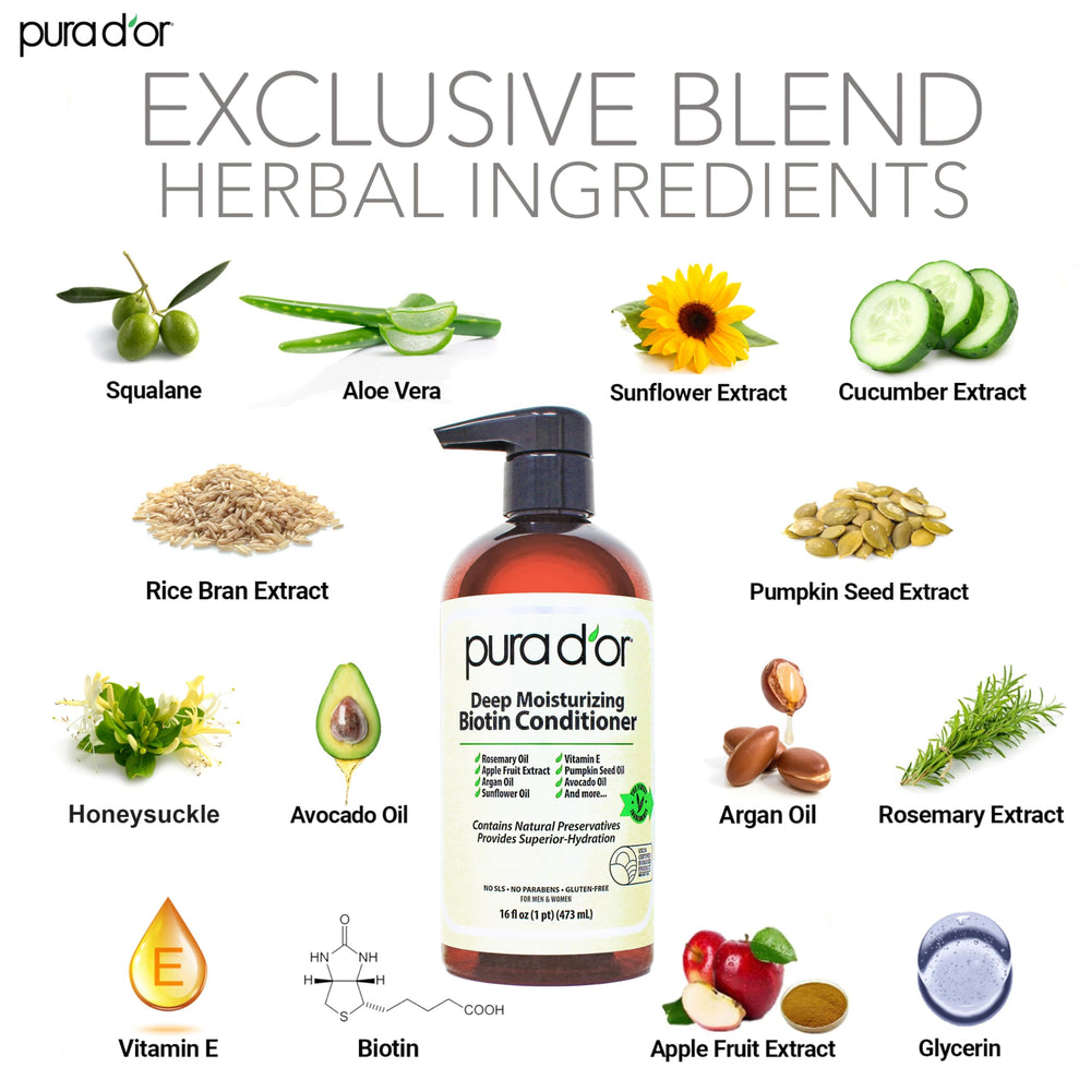 Conditioner containing pumpkin seed extract restoring moisture in hair