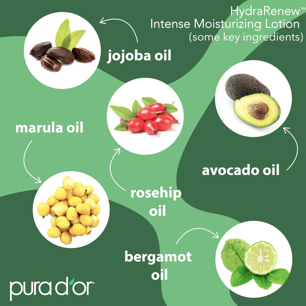 PURA D'OR HydraRenew absorción rápida: textura ligera que no deja grasa.