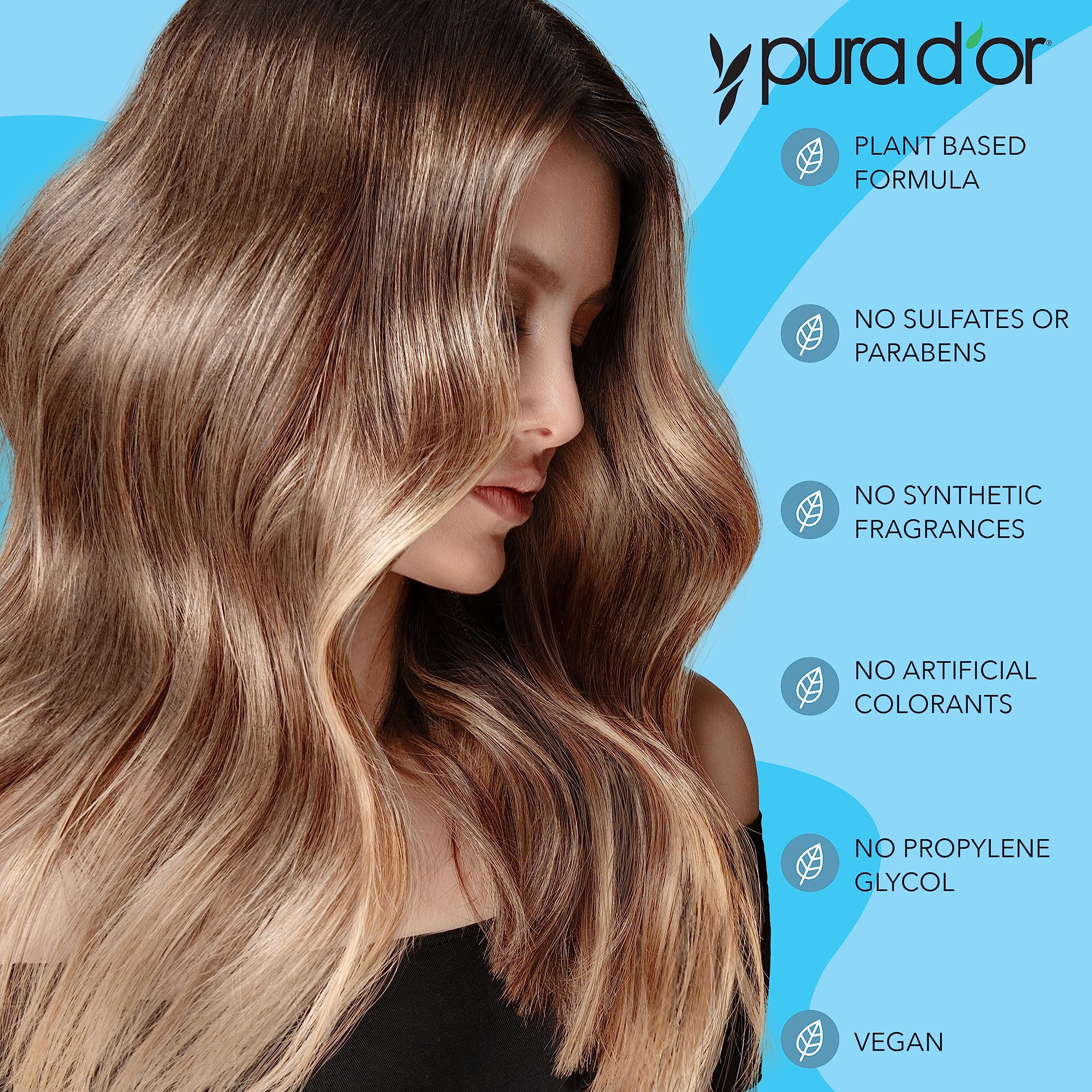 PURA D’OR Moisture Protect: aceite de argán nutre el cabello sin esfuerzo.