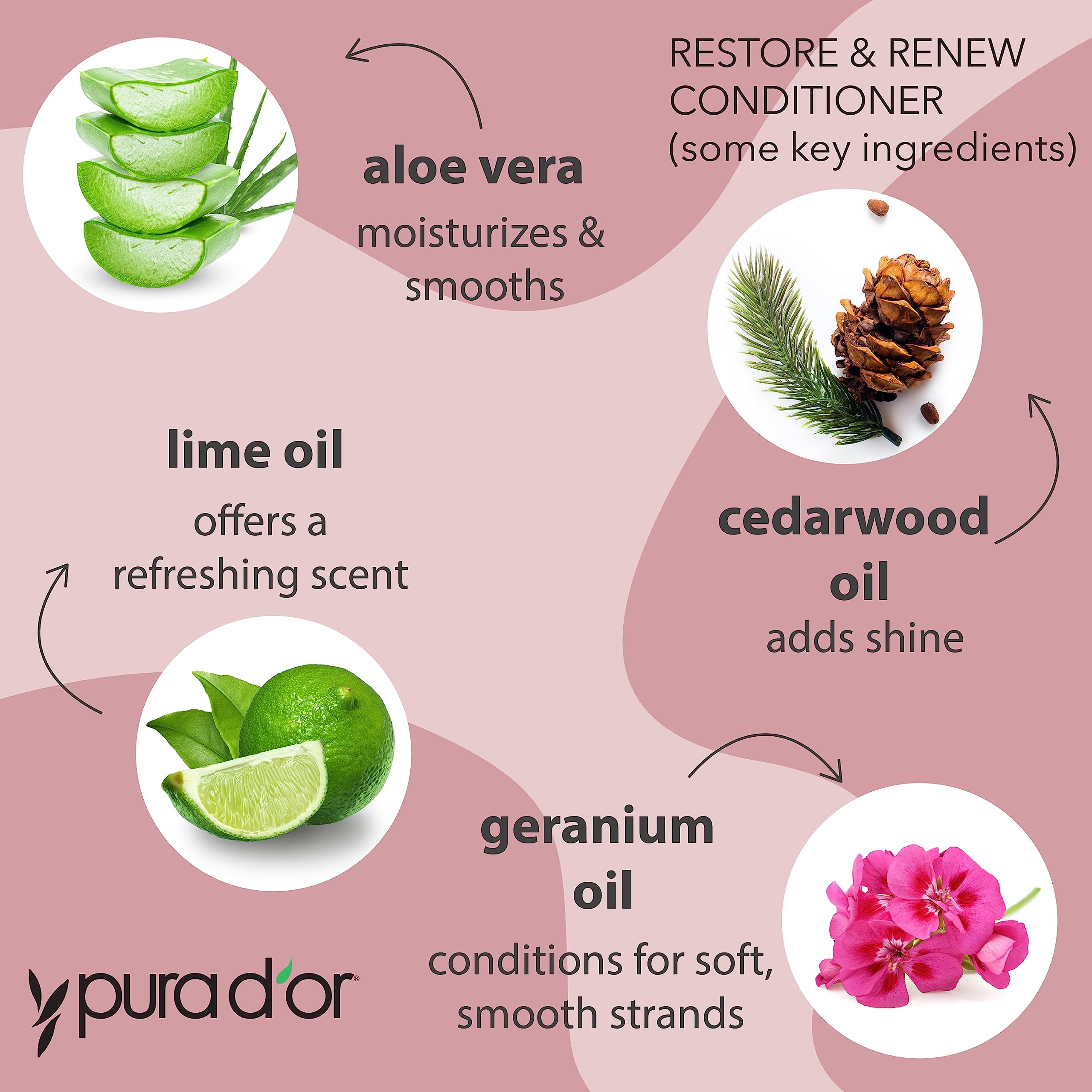 PURA D'OR label close-up emphasizing vegan, cruelty-free formula