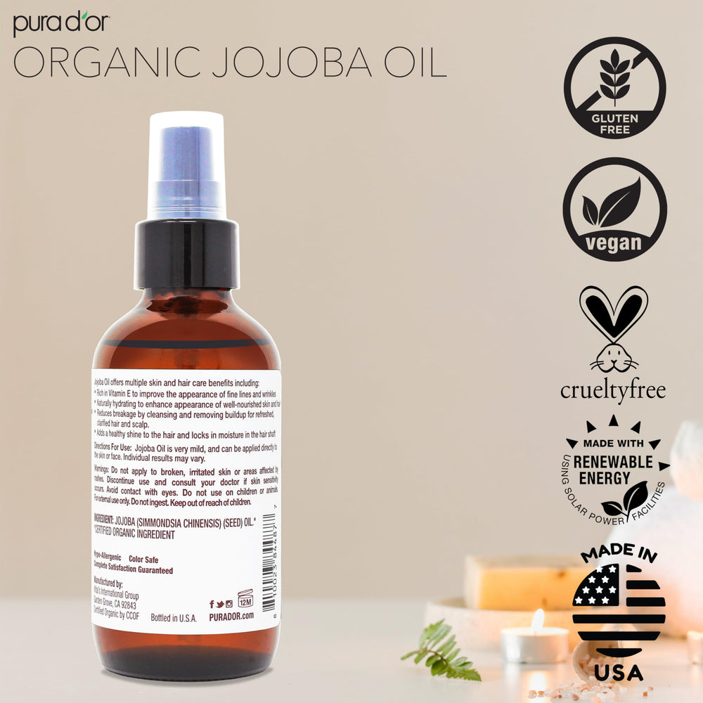 PURA D'OR Uñas fortalecidas gracias al aceite de jojoba.