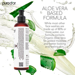 PURA D'OR Vitamina C Face Wash: manzanilla para calmar la piel tras la limpieza.