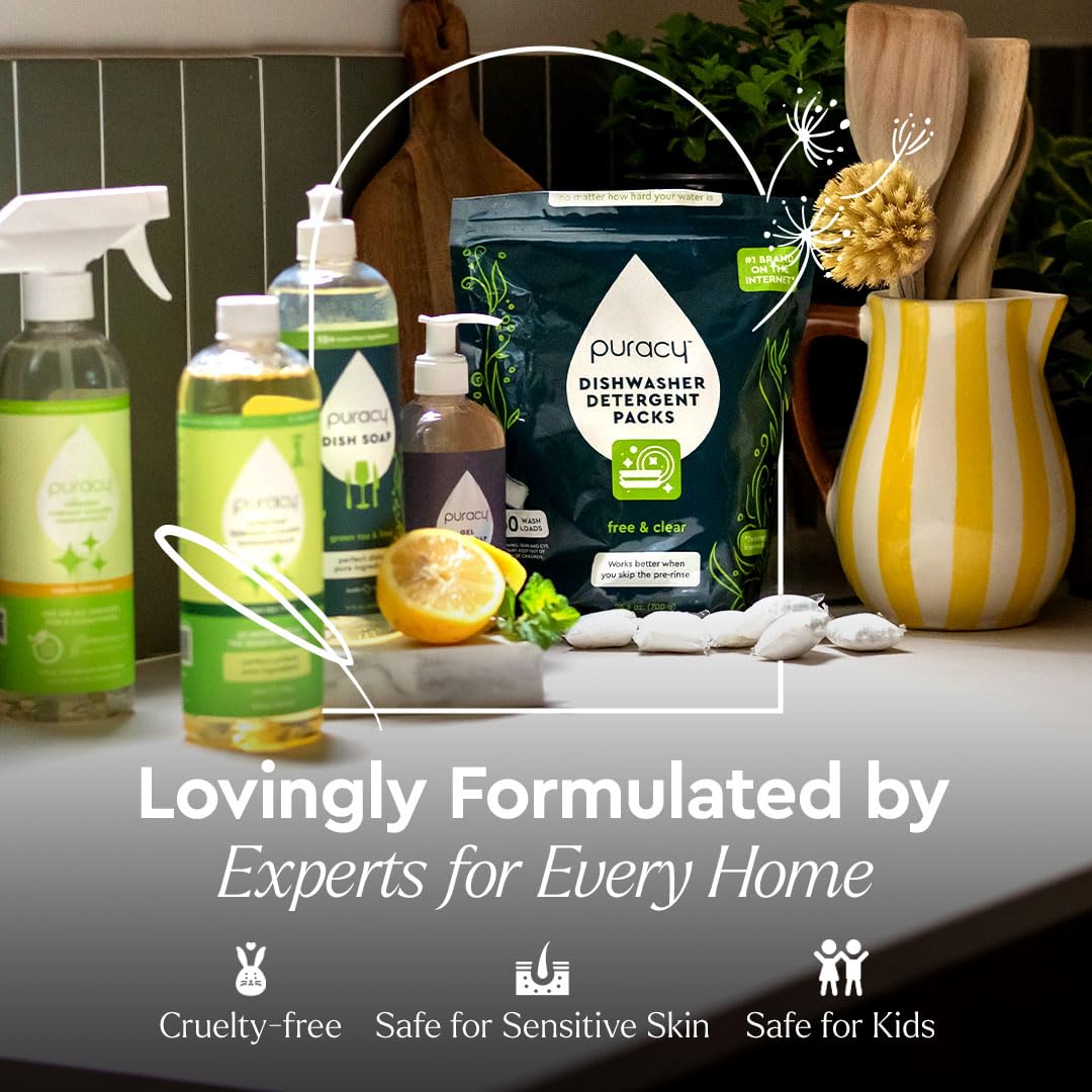 Puracy Body Wash for sensitive skin demonstrates gentle cleansing