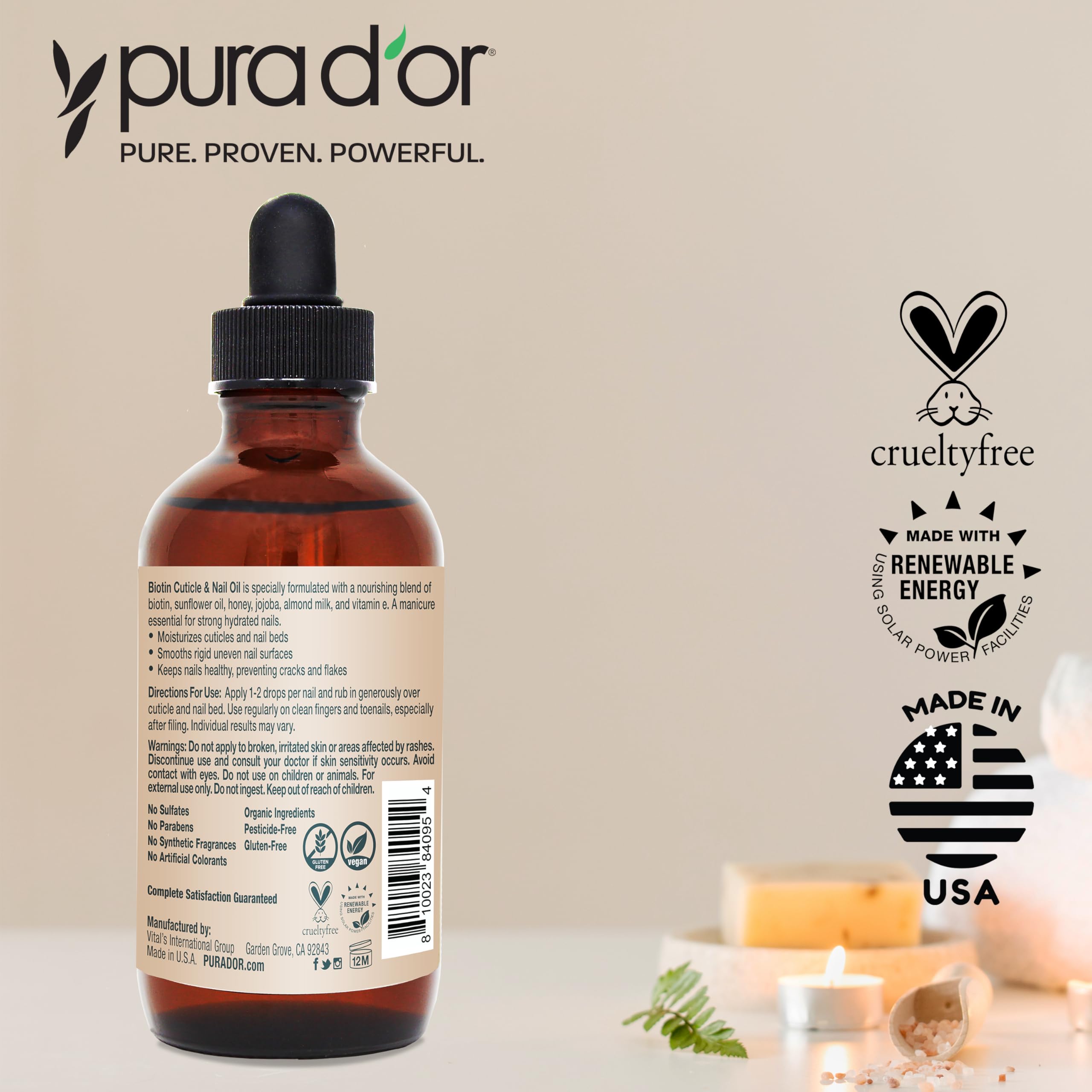 Apto para uñas acrílicas y gel, sin ingredientes agresivos.