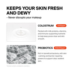 Purcell 24/7 Colostrum Ampoule Mist provides hydration for all-day comfort.