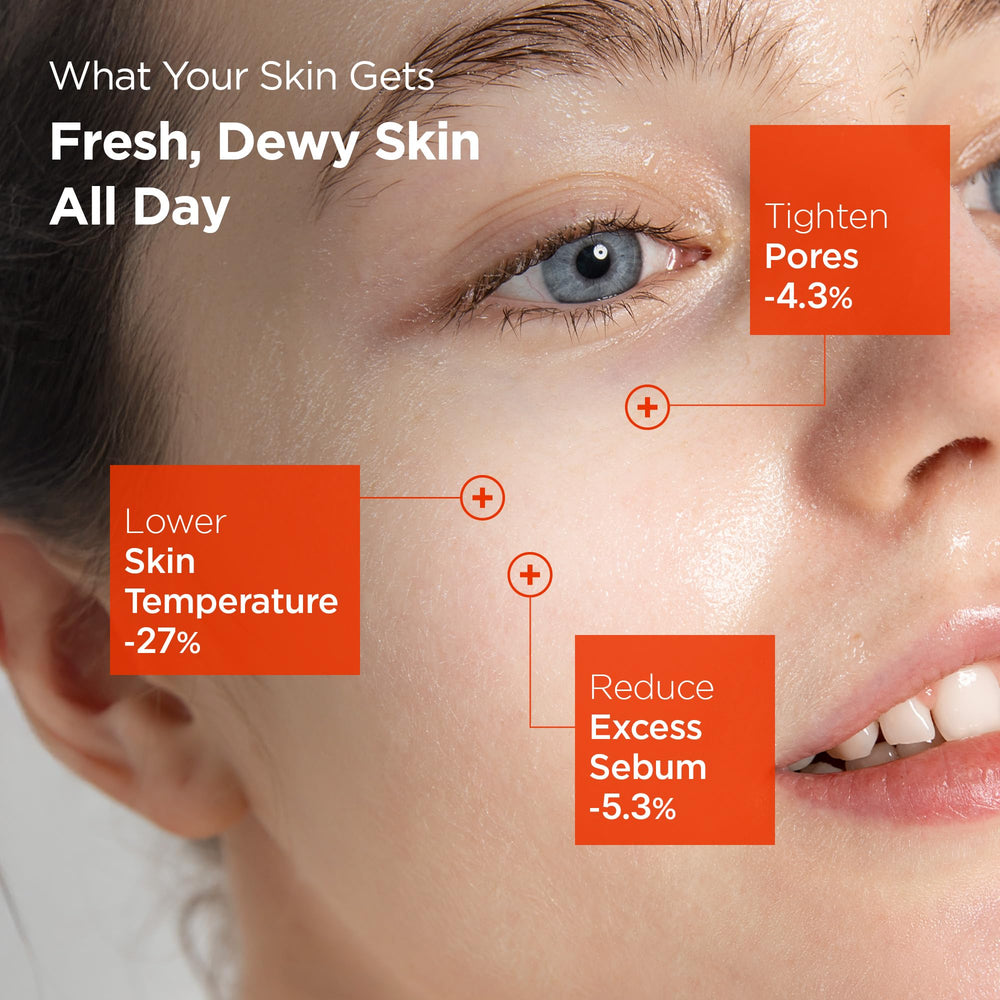 PURCELL 24/7 Colostrum Ampoule Mist refreshes makeup without heaviness.