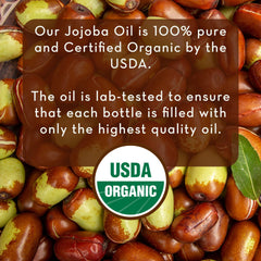 Pure Body Naturals Aceite de Jojoba Orgánico prensado en frío listo para uso diario
