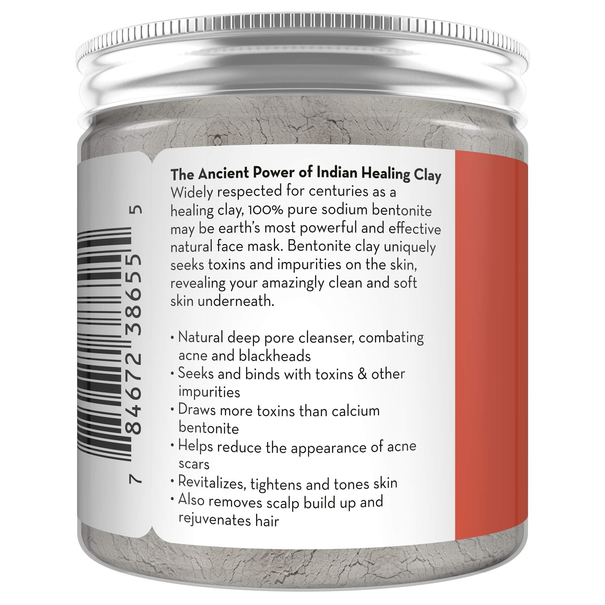 Pure Body Naturals baño de desintoxicación con arcilla para una experiencia rejuvenecedora