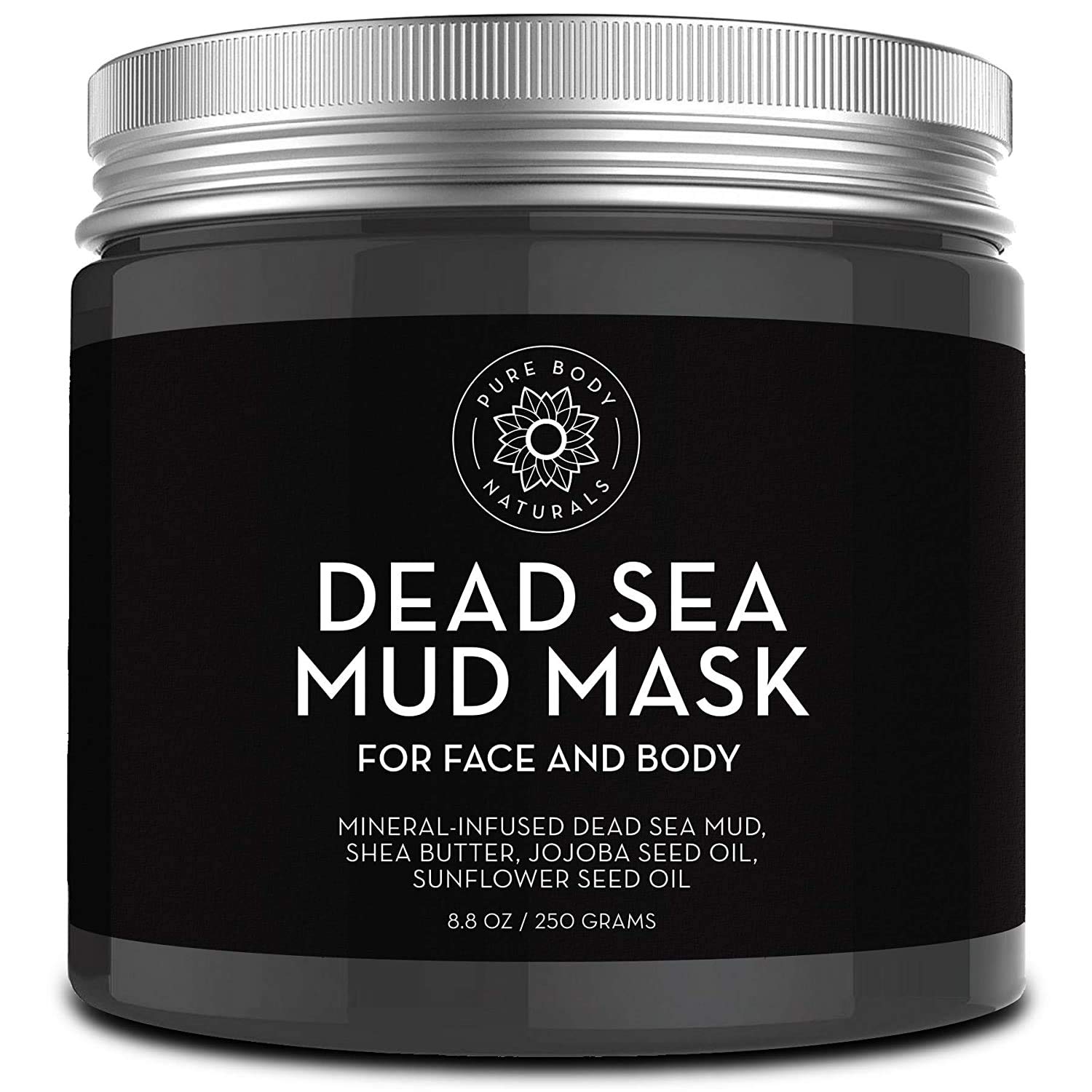 Pure Body Naturals Dead Sea Mud Mask frente: purifica la piel y aporta brillo saludable