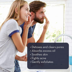 Pure Body Naturals detox-mask-mix demonstrates a simple DIY skincare ritual.