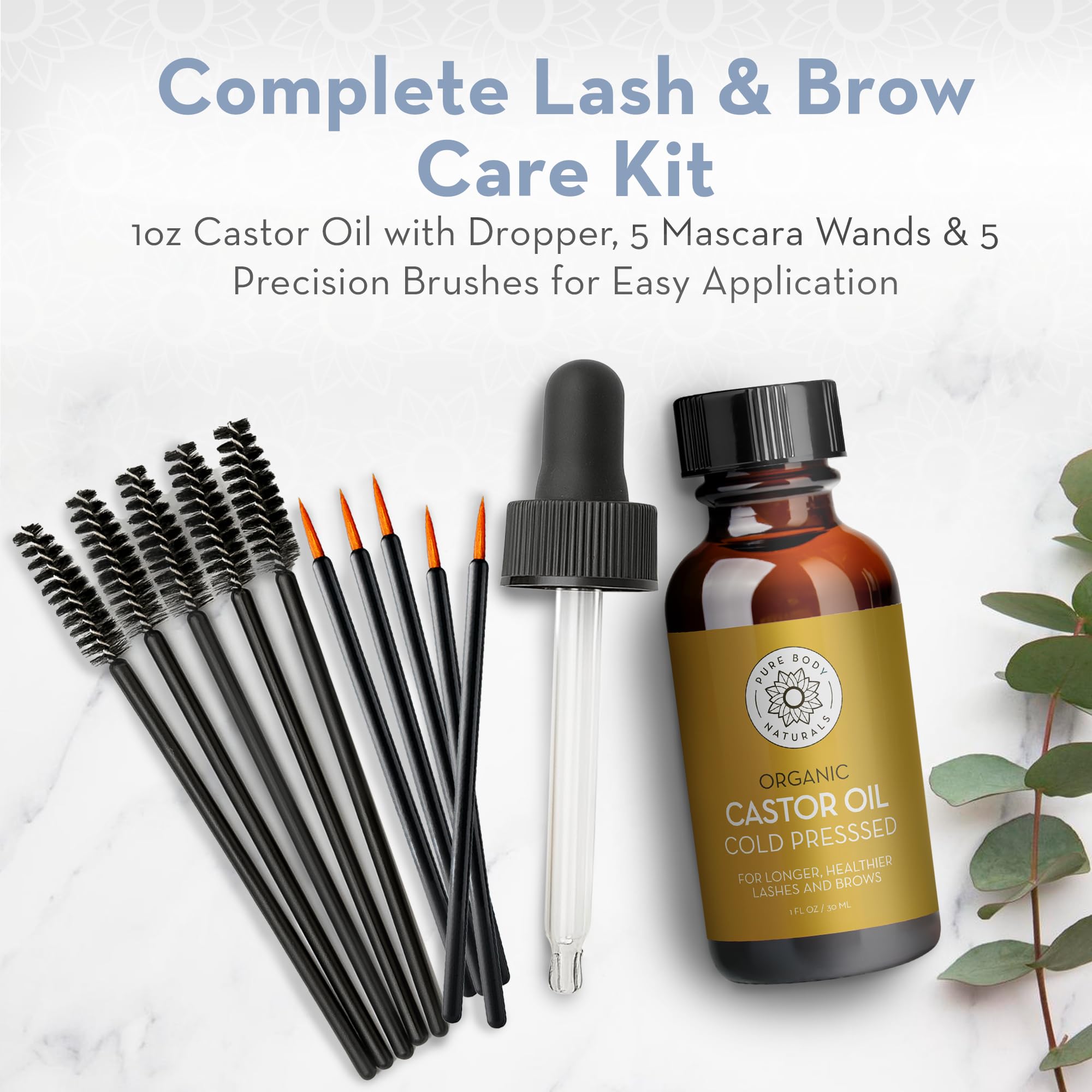 Pure Body Naturals precision glass dropper enables precise, mess-free application
