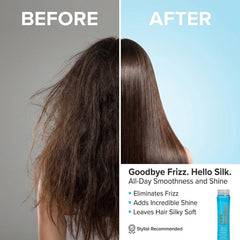 Lather from Pure Brazilian Anti-Frizz Daily Shampoo highlighting keratin and nutrients.