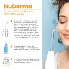Pure Daily Care NuDerma neon comb wand closeup stimulates scalp circulation