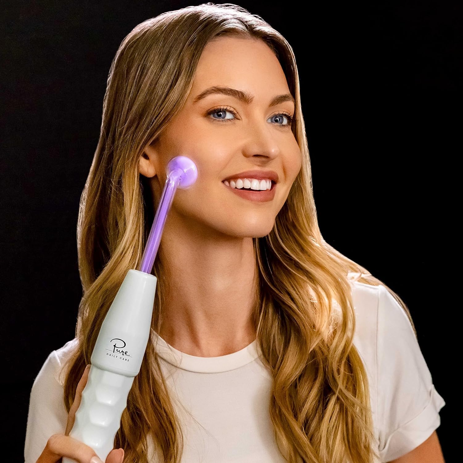 NuDerma tongue wand for precise facial treatments and contouring