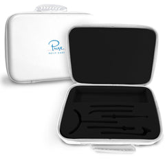 Pure Daily Care NuDerma travel case with open front keeps wand kit organized on the go.