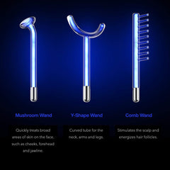 NuDerma Y shaped wand for arms and neck treatment to balance tone