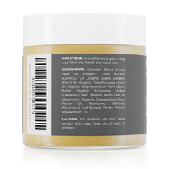 Pure for Men Bum Balm label detail emphasizes natural ingredients.