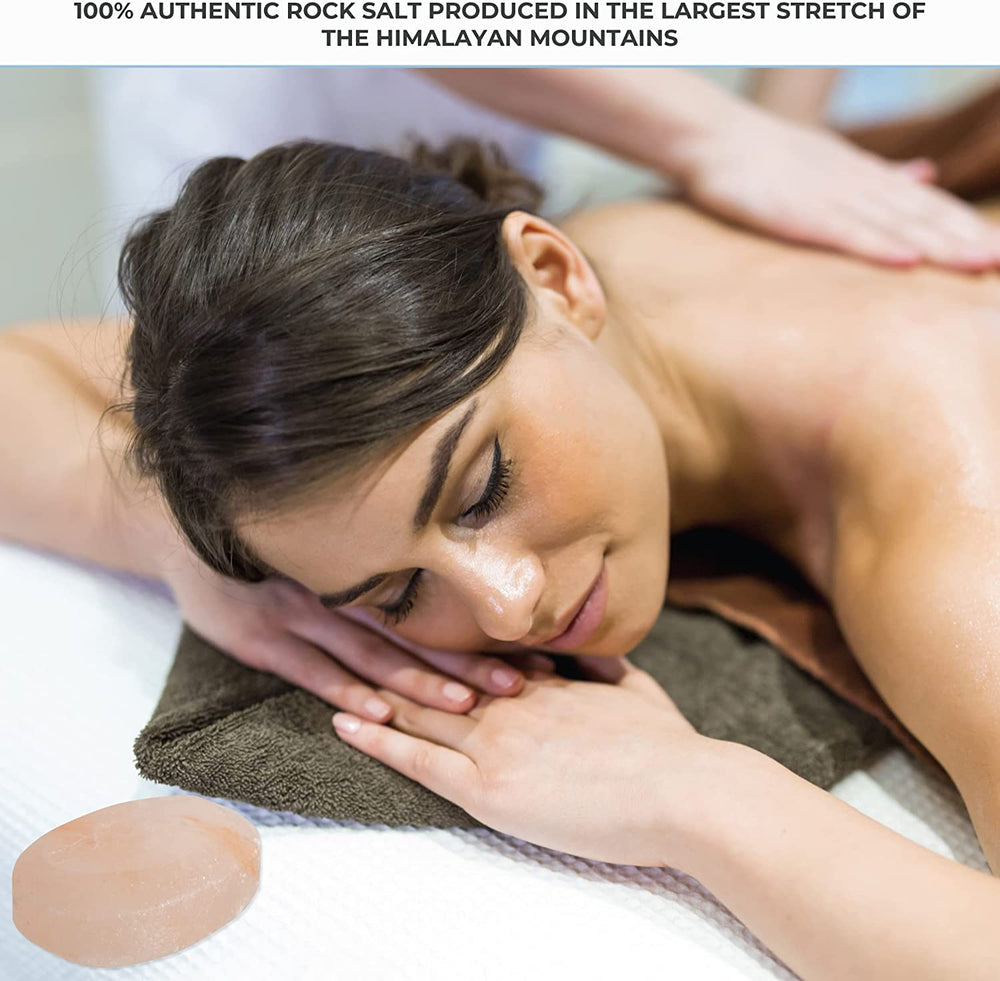Piedra exfoliante con sal y azúcar Pure Himalayan Salt Works, exfoliación suave para la piel.