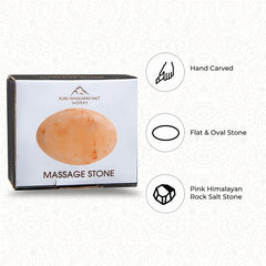 Piedra de masaje fría Pure Himalayan Salt Works, podría ayudar a relajar la tensión tras ejercicio.