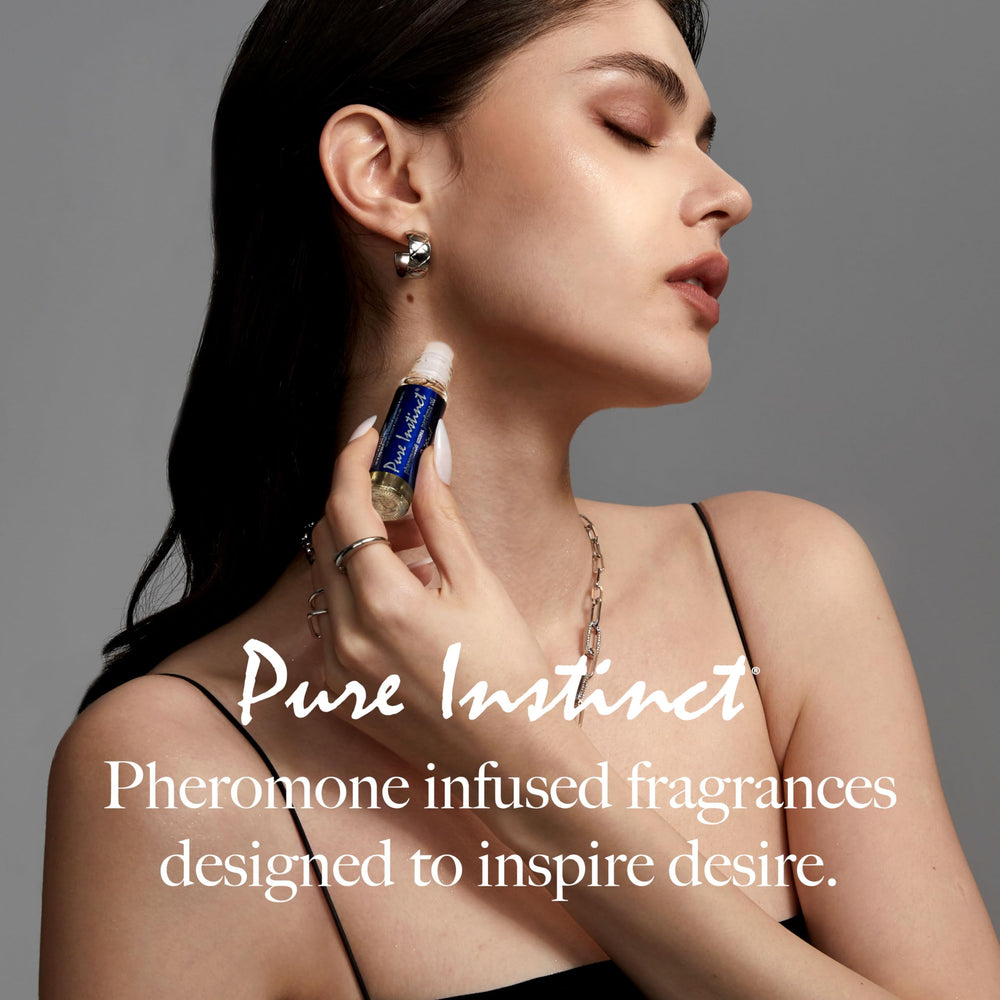Pure Instinct travel-size emphasizes TSA readiness for easy carry