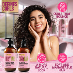 Frizz-control result for smooth curls after use