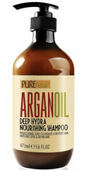 Pure Nature Lux Spa champú de argán marroquí, botella a la vista para hidratación suave