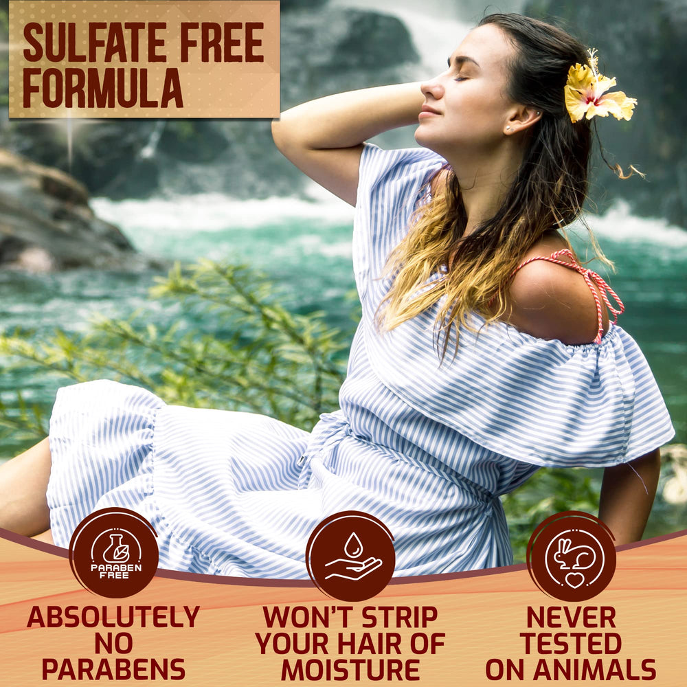 Pure Nature Lux Spa Shampoo and Conditioner Set packaging highlights Moroccan care