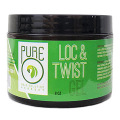Pure O Hair Solution, botella de 8 oz, fijador para locs con fijación fuerte