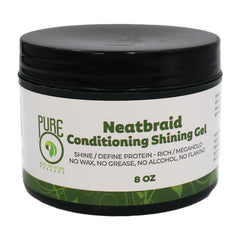 Pure O Neatbraid, botella de gel para brillo duradero