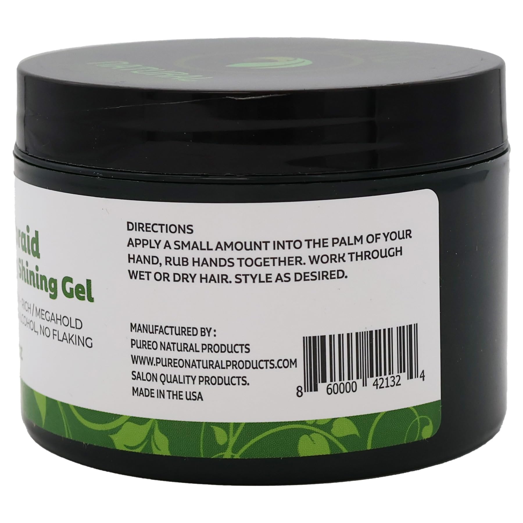 Pure O Neatbraid, cabello brillante tras uso del gel