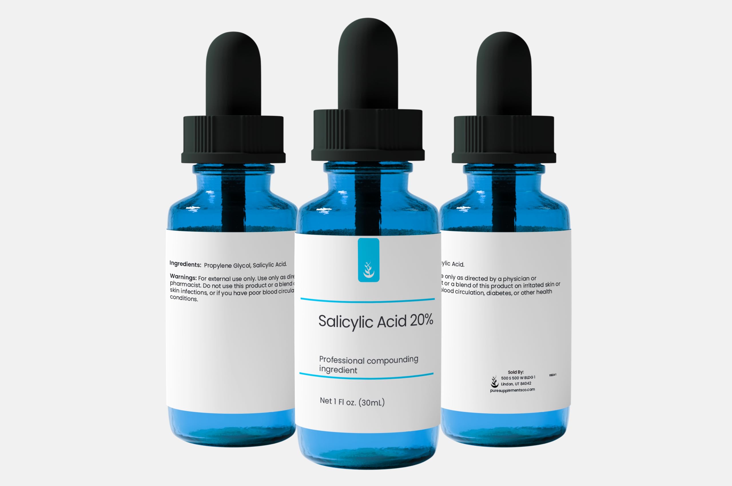 Pure Original Ingredients envase seguro listo para transporte y almacenamiento en USA.