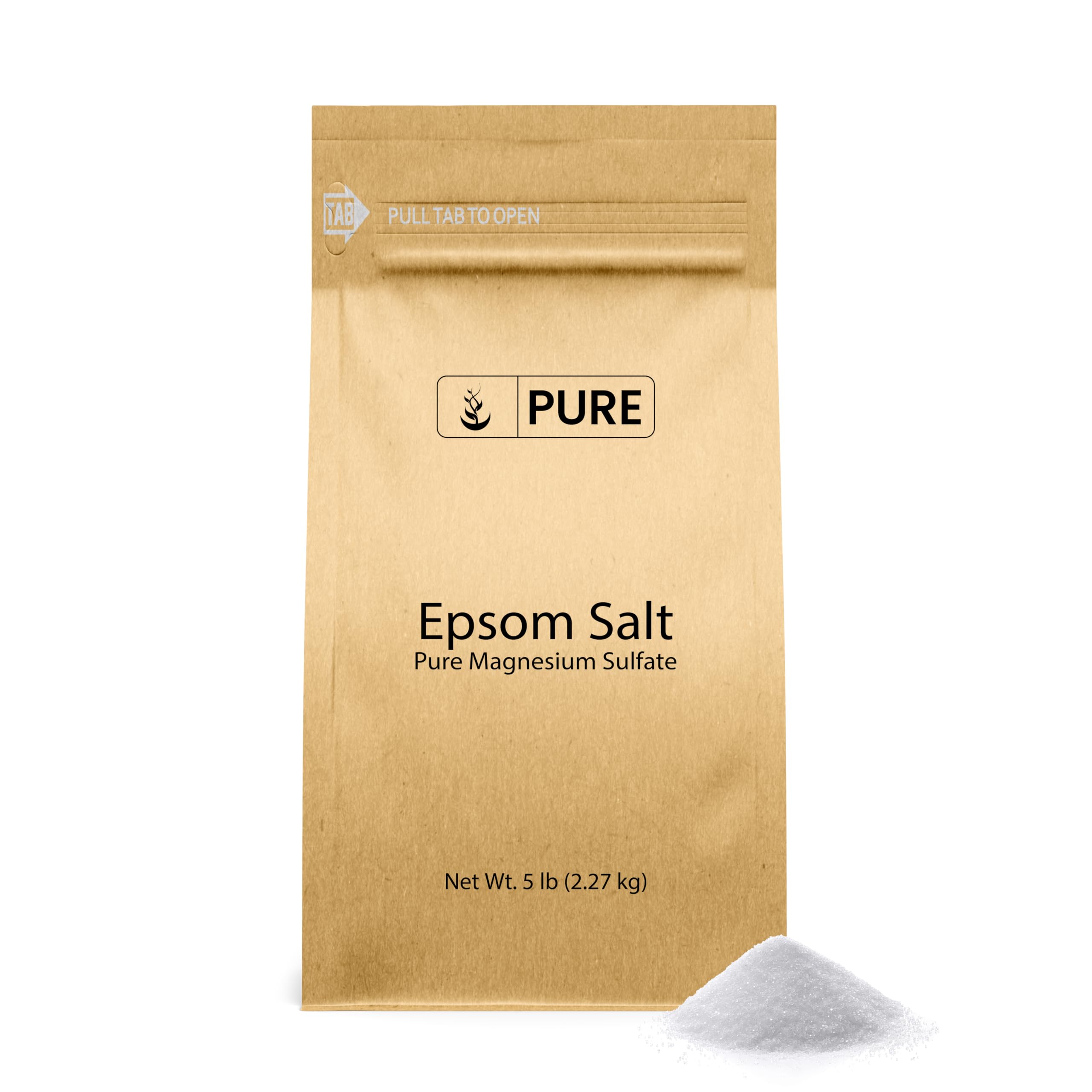 Pure Original Ingredients sal Epsom para un baño relajante y purificante