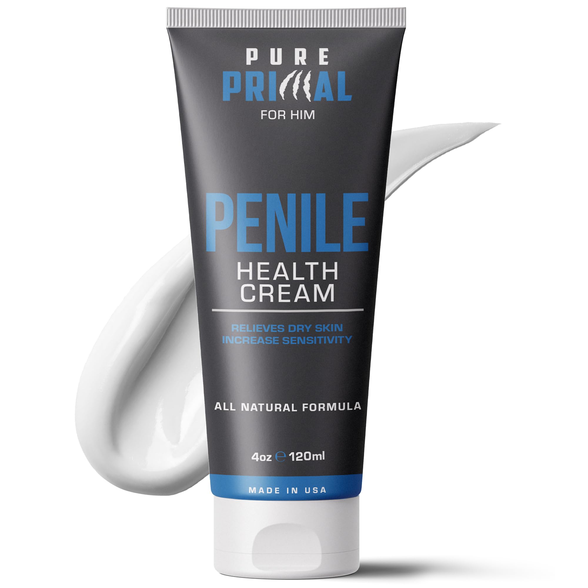 Pure Primal crema peniana: aplicación rápida para hidratación suave.