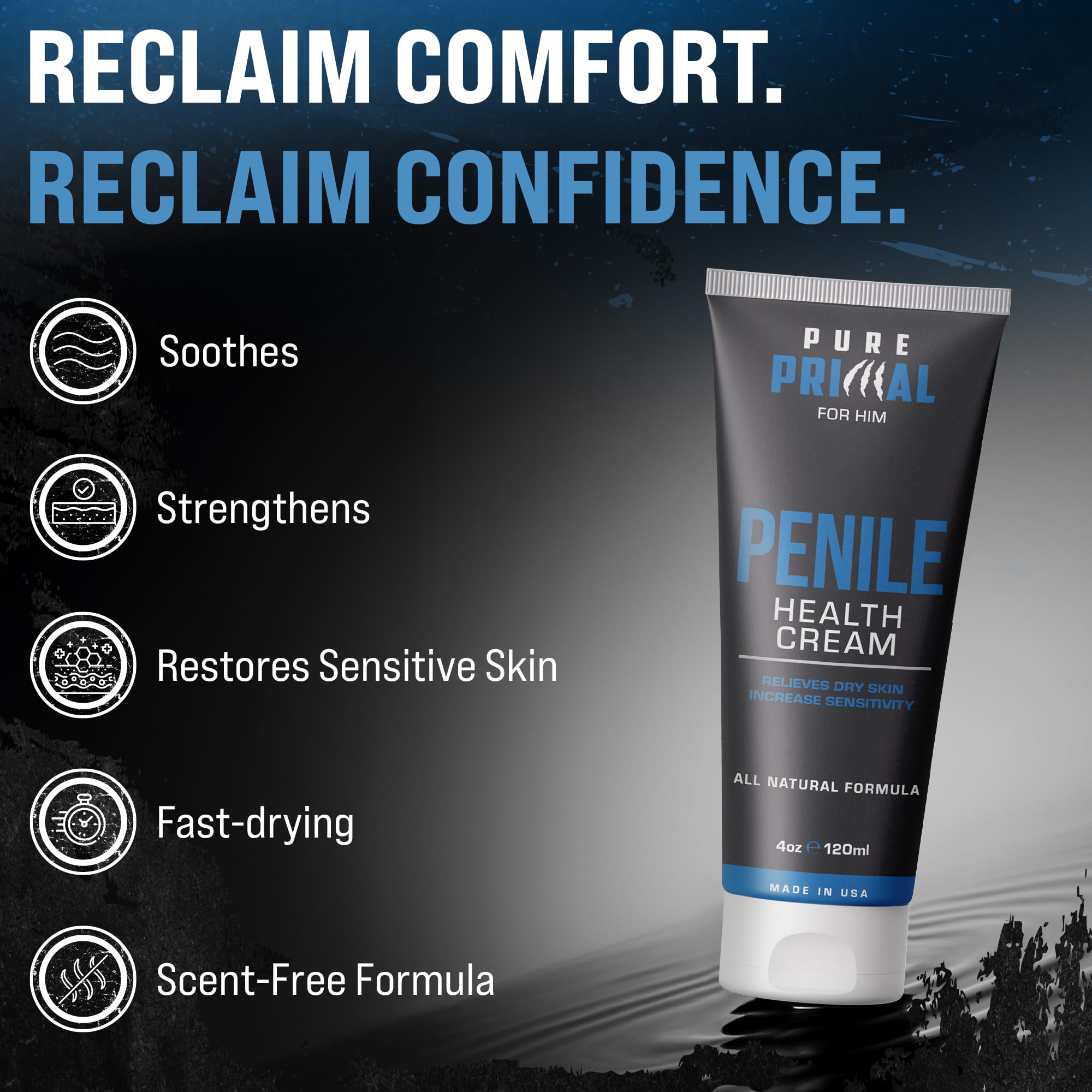 Pure Primal textura ligera sin grasa, ideal para uso diario.