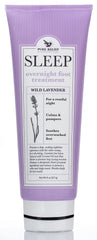 Pure Relief relaxing foot lotion bottle with lavender scent for dry feet.