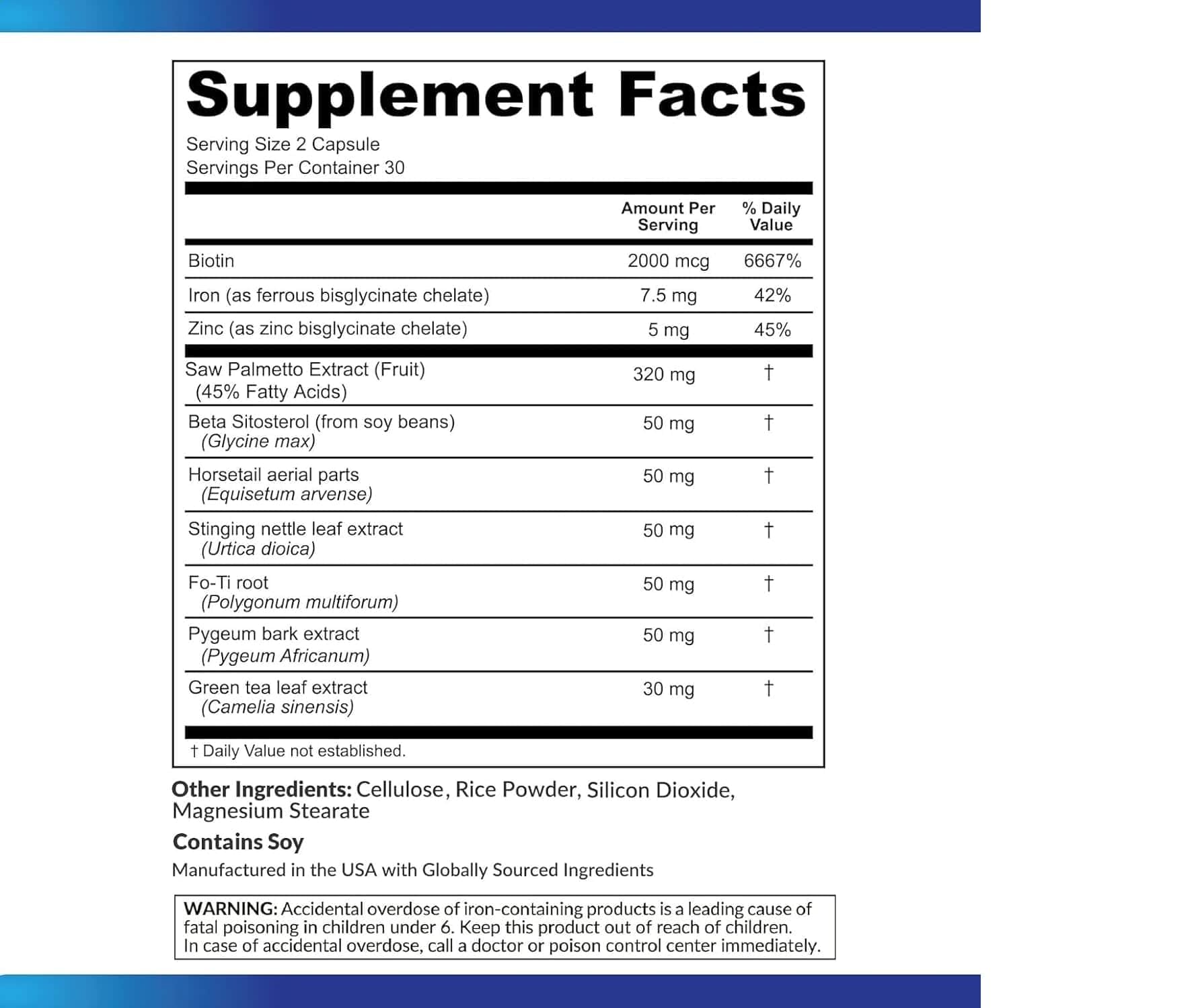 Pure Research DHT Blocker capsules arranged in bottle for easy daily use.