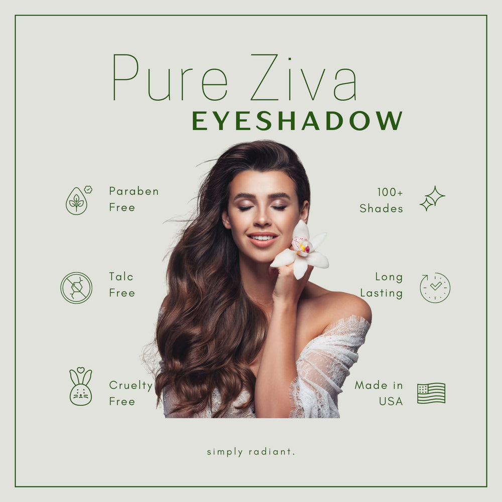 Pure Ziva Naked Vanilla fórmula libre de talco para piel sensible.