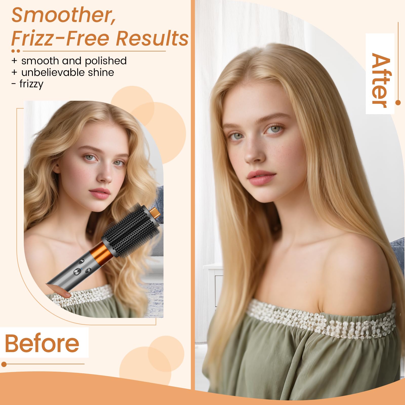 PUREGUST brush works across all hair types for versatile styling