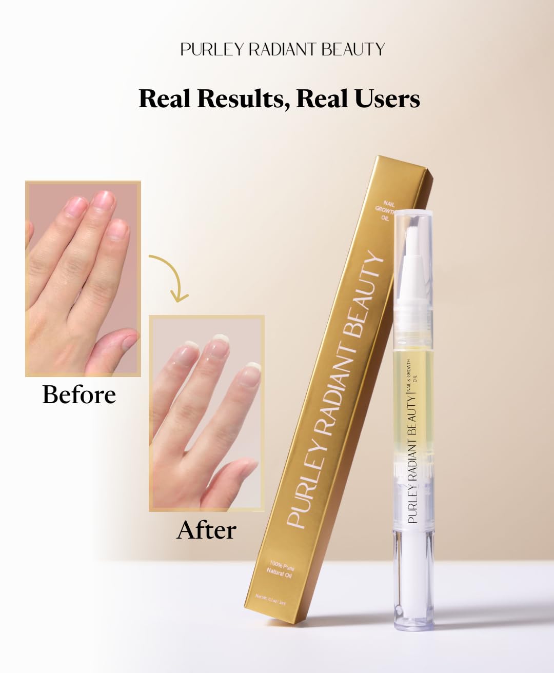 Aplicador giratorio de 3 ml de Purely Radiant para aplicación precisa y limpia.