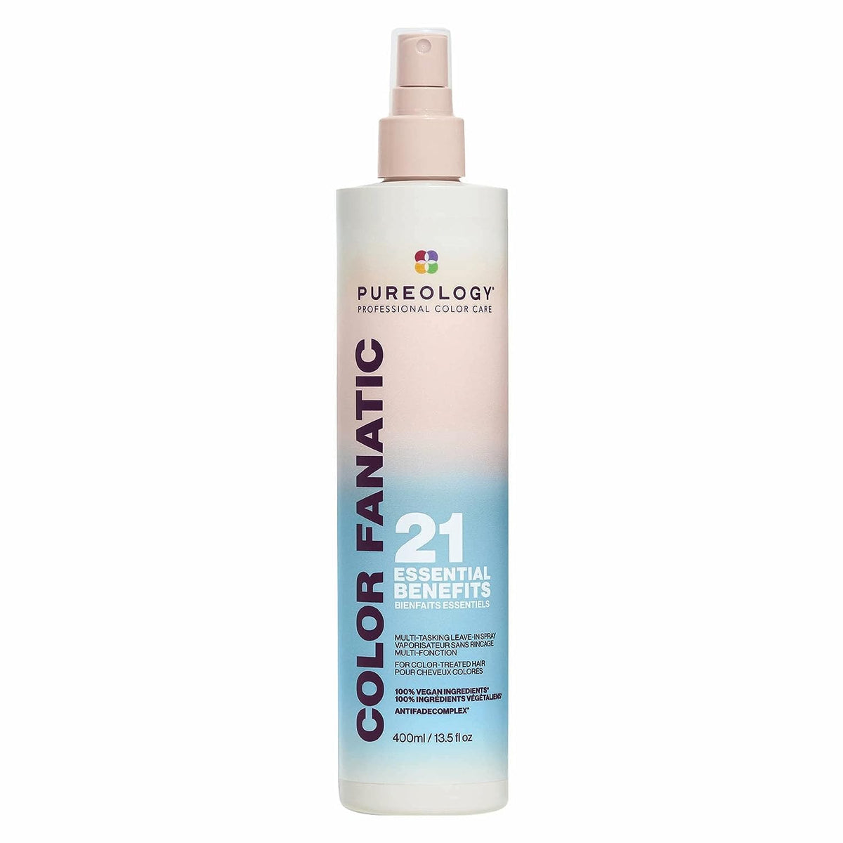 Pureology Color Fanatic bottle pour shows even distribution for detangling.
